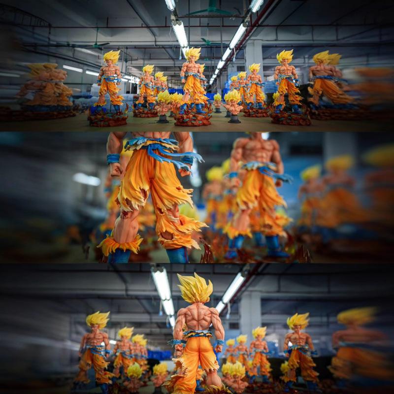 Figura de Dragon Ball, Wukong Chuchao 2.0 estándar, alta coincidencia, modelo de estatua periférica de animación, adorno, muñeca, regalo