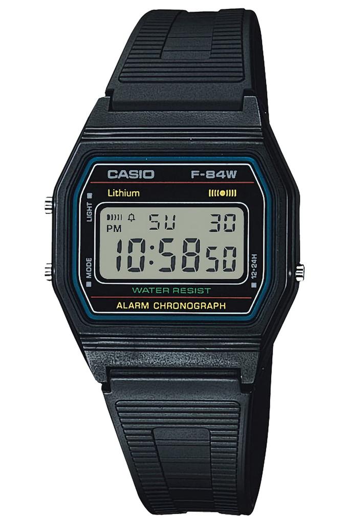 Casio Standard (STANDARD) Men's Watch, Black, F-84W-1
