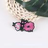 11Pcs/Set Embroidery Rose Flower Sew Iron on Home Patch Badge Bag Hat Dress Applique Rose Patch