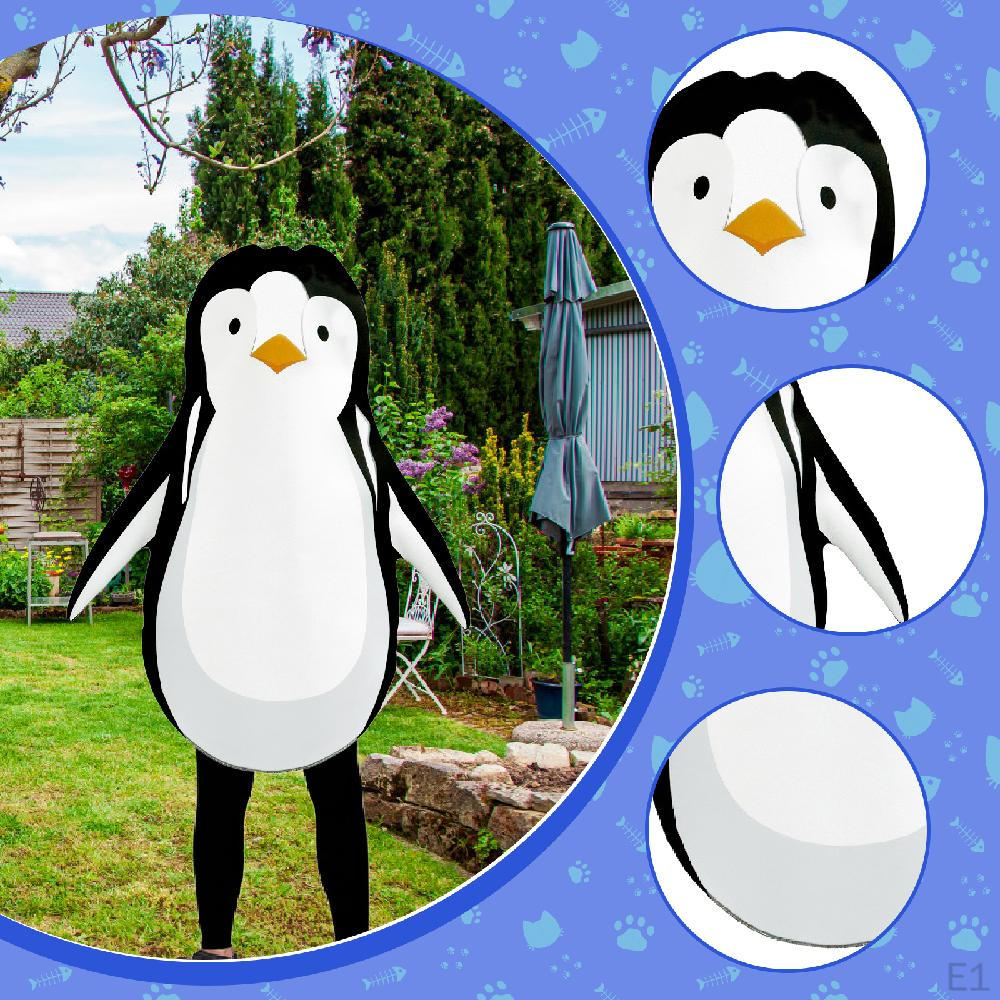 Breathable Penguin Costume for Christmas Carnival Fancy Dress