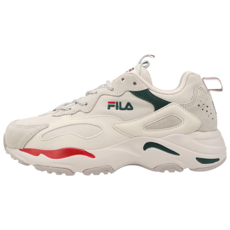 FILA Tracer Series Retro Shoe Gray Green Red Version Women's 1RM01153_926