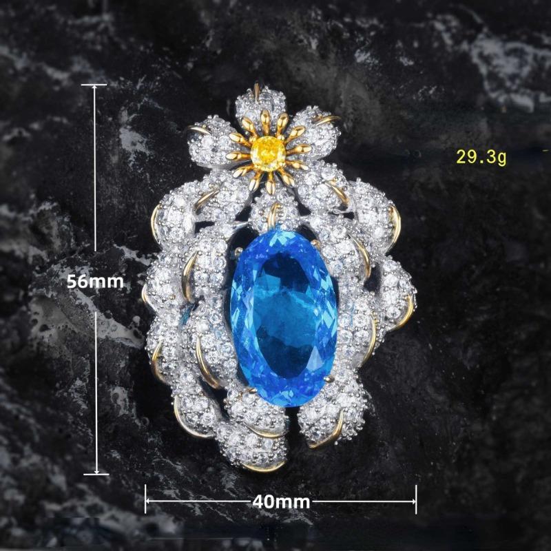 SACE GEMS Classic Copper Alloy Zircon Women Pendant Necklace Fashion Gift