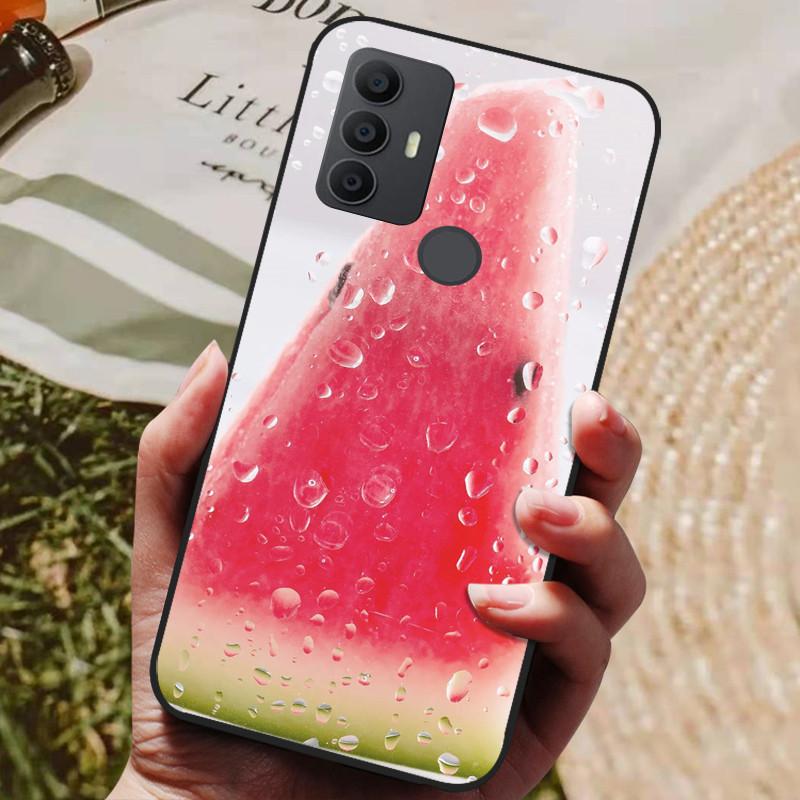 Para Capa TCL 30 SE Case 305 306 Silicone Macio Capa Traseira Capa de Telefone Capa Protetora para TCL 306 305 Fundas Etui TCL30SE 30SE