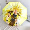 Padrão Dragon Ball Z, guarda-chuva de dobra automática, design portátil e dobrável, 8 varetas, um presente de Natal ou de aniversário.