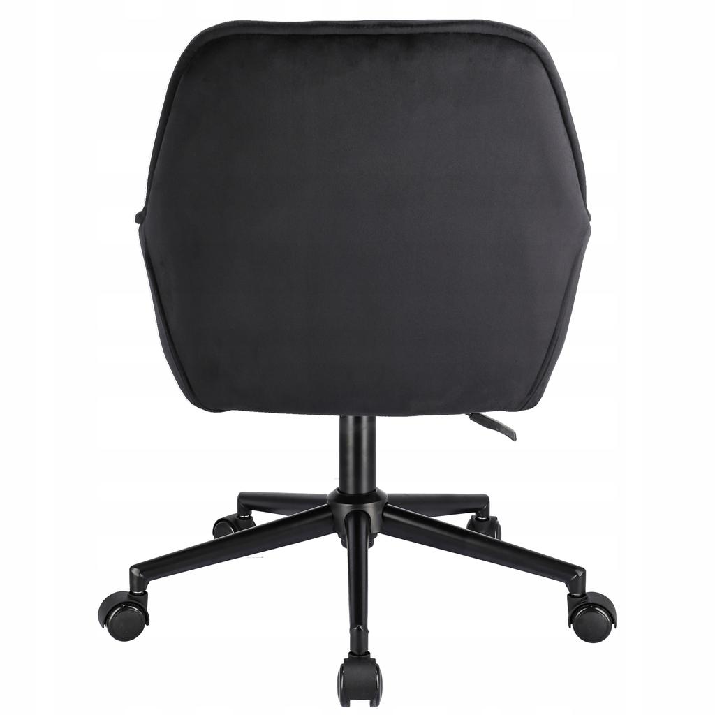 LARGO black armchair on a black foot
