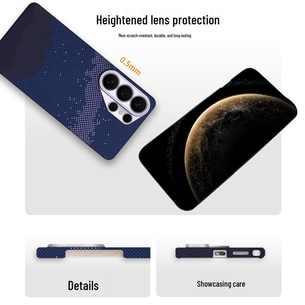 Samsung S26 Ultra/S26+/S26 Kevlar Aramid Fiber Protective Phone Case