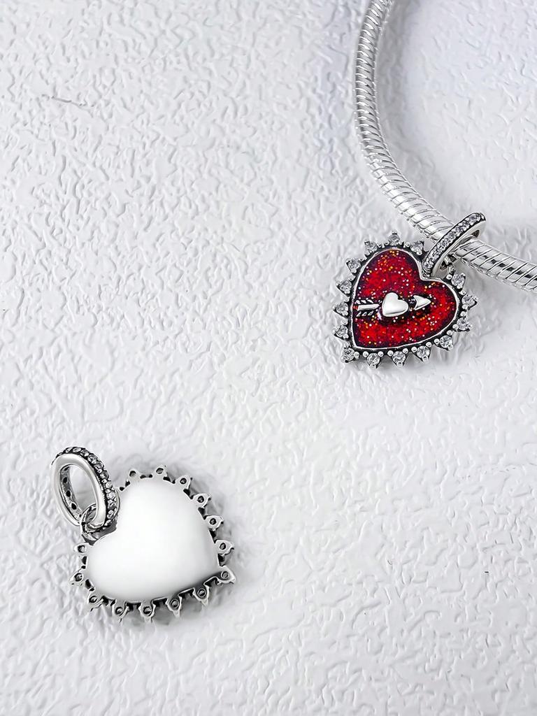 Koper Verguld Originele Bedels Valentijnsdag Liefde Rozen Kralen Passend voor Armband Dames Sieraden Cadeau