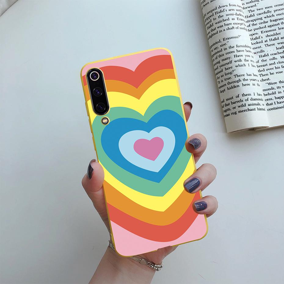For Xiaomi Mi 9 SE Mi 9 Lite Case Soft Flower Painted Silicone TPU Cover Phone Case For Xiomi Xiaomi Mi 9 Mi9 SE Lite 9SE Cases