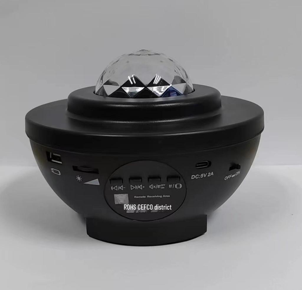 Bluetooth Starry Sky Projector Lamp with USB & Remote Control - Laser Night Light Show for Bedroom Atmosphere