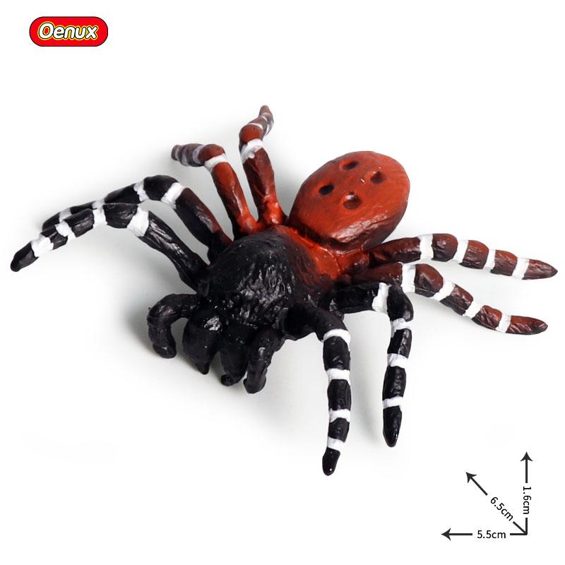 Oenux Insekten Tiere Modell Spinnennetz Skorpion Fledermaus Actionfiguren Figur Miniatur Niedlich Pädagogisch Kinder Spielzeug Halloween Geschenk