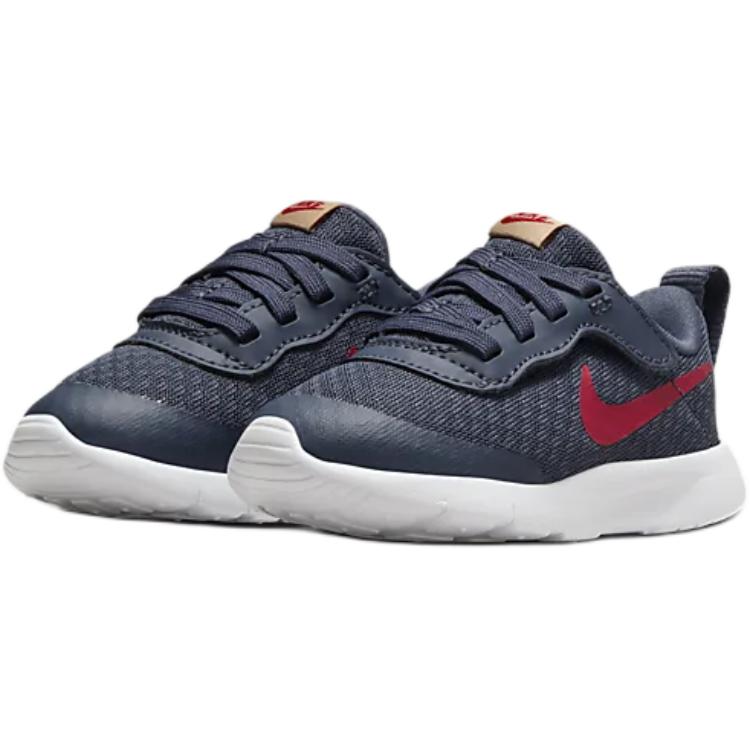 Nike Tanjun EZ TDV Comfortable Slip Resistant Abrasion Resistant Low top Toddler Shoes Blue Red Infant And Toddler DX9043-402