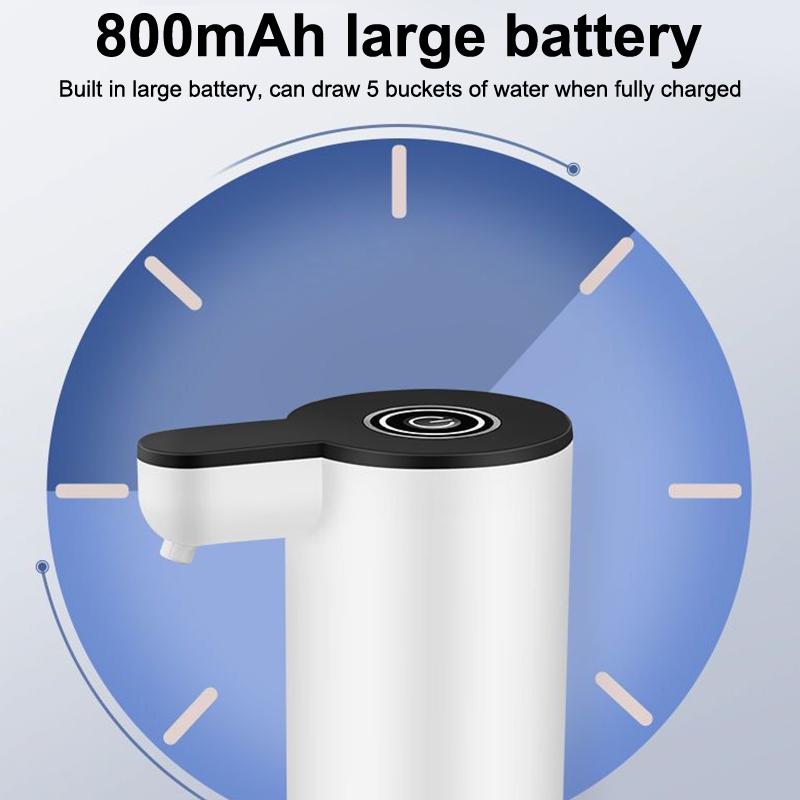 Electric Water Bottle Pump Ultra Drinking Water Dispenser Universial Usb Rechargeable Pump For Kitchen Office Home