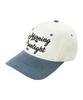 GAINSBORO Lettering Mix Cotton Ball Cap_Cream/Navy