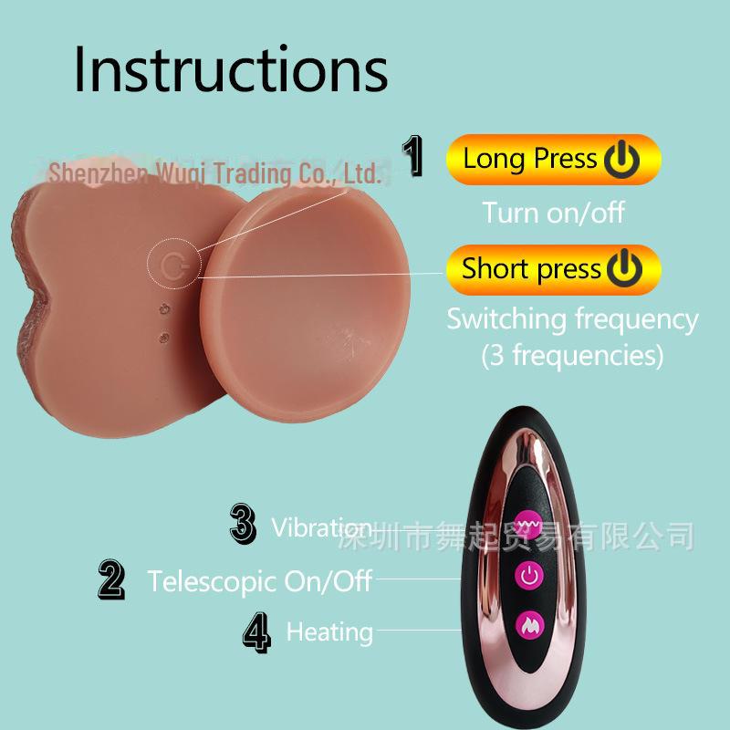 Electric Silicone Thrusting Dildo - Female Masturbator Sex Toy