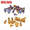 10/15/20/25/30/35/40/45/50/60 Titanium Flange With Drilled Holes Hex Head Bolts  Motorcycle