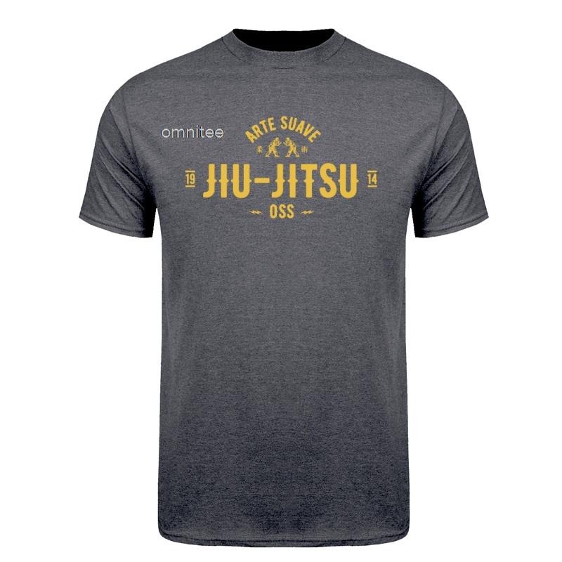 Brazilian Jiu Jitsu Tshirt Arte Suave OSS Shirts BJJ T Shirt Summer Cotton Short Sleeve Shirts Tops HJ098