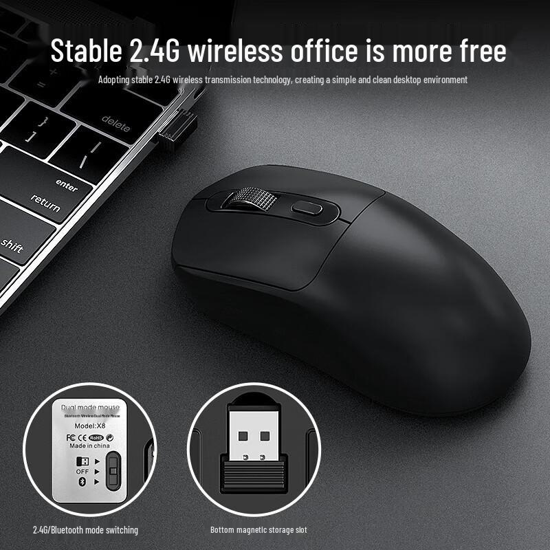 Thunder Wolf X8 Dual Mode Wireless Gaming Mouse