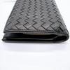 Used BOTTEGA VENETA Intrecciato Bi-fold Wallet Black Leather