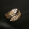 Metal Leaf Armband, Creative Exaggeration Roman Personality Branch Opening Adjustable Bracelet Jewelry