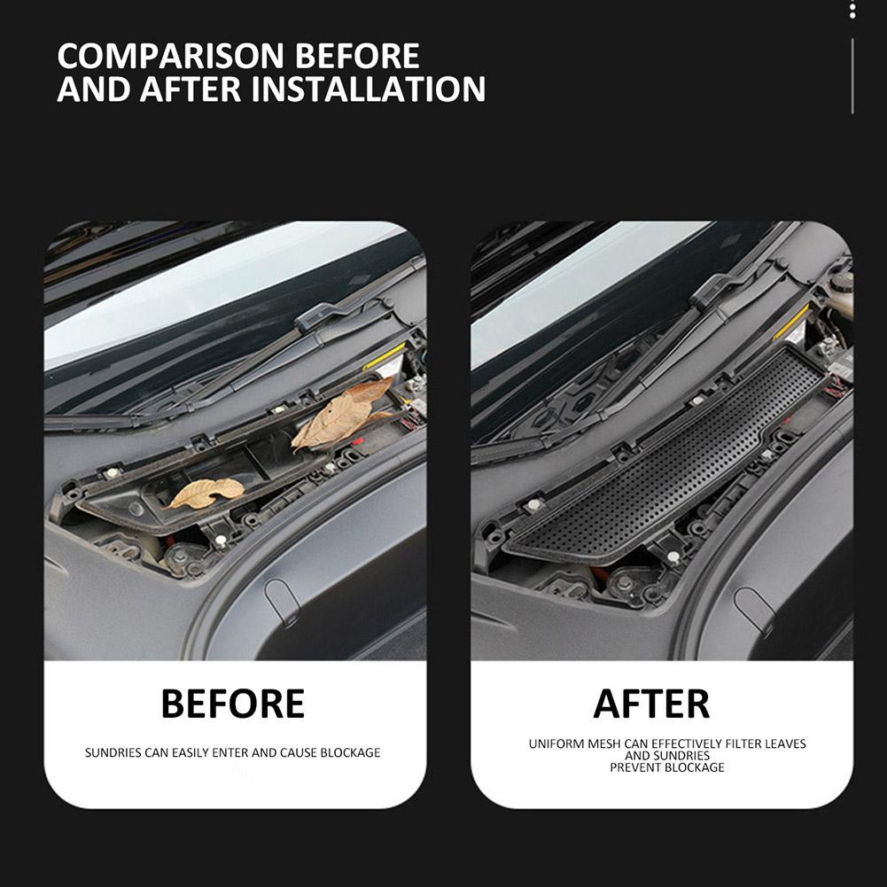 Flow Vent Trim Dust Prevention Car Air Condition Intake Filter Air Inlet Filter Air Filter Intake for Tesla Model 3 2017-2020