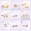 14K Gold Plating Inlaid Cubic Zirconia Crown Connector Fittings For Bracelet Necklace Making DIY Jewelry Making Accessories