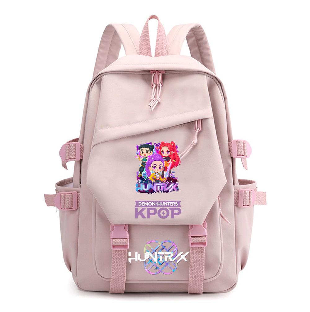 Rucsac Desene Animate Kpop Demon Hunters Imprimat pentru Adolescent Băiat Fată Ghiozdan Școlar Copii Elev Rucsac pentru Cărți Femei Geantă de Călătorie Copil Cadou Rucsac