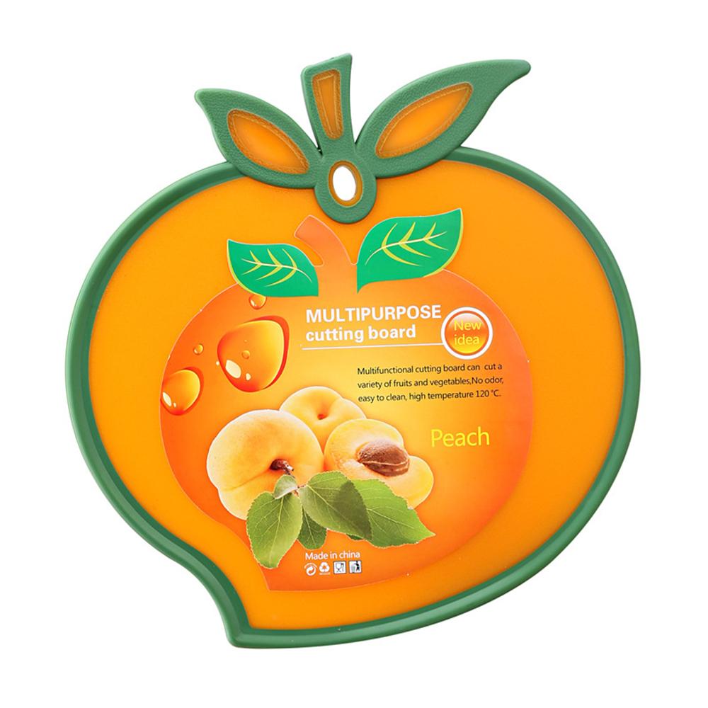 Non-Slip Plastic Chopping Board Fruit Shape Baby Food Cutting Board Fruit Vegetable Chopping Block Kitchen Accessories