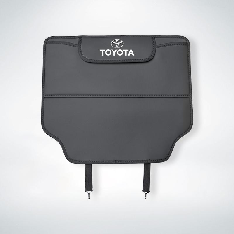 

For Toyota 2026 Hot Hub Caps Car Seat Back Anti Kick Cover Leather Protector Pad For Toyota Corolla Camry Asian Dragon Supra Hi