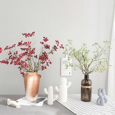 Simulation Cranberry Künstliche Blumen Heimdeko Beeren Weihnachten Hochzeitsfeier Tischdekoration DIY Künstliche Blaubeerzweige