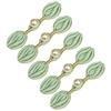 5Pcs Pearls Embellished Flower Shape Cheongsam Button Decorative Chinese Knot Button For Dress Cloaks Coat Sewing Craft