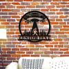 Benutzerdefiniertes Bigfoot UFO Camping Metallschild Handgemachte Eisen Wandkunst Heimbar Café Dekoration