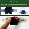 Trolling Motor Circuit Breaker 60 Amp Circuit Breaker with Manual Reset for ATV Trailer Vehicles Stereo Audio Electronic Battery Solar System