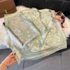 Silk Scarf 70 Imitation Silk Light Luxury Versatile Spring And Summer High-End Printing Women'S Professional Scarf Scarf