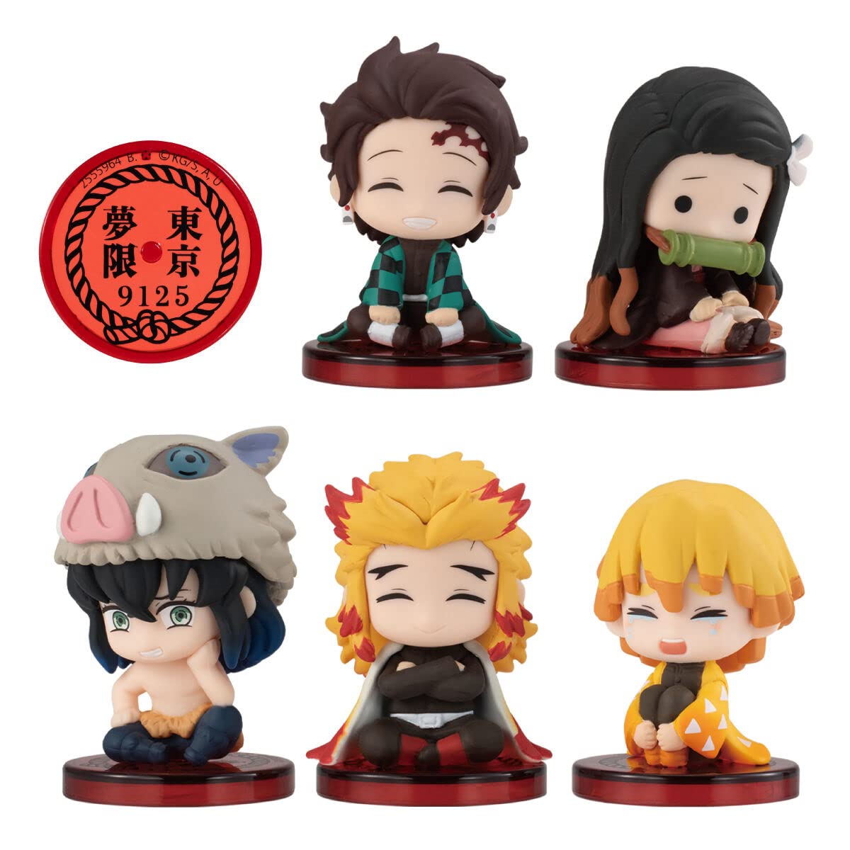 

Гашапон Демон Kimetsu no Yaiba Suwarasetai Бесконечный поезд Специальное издание Истребитель