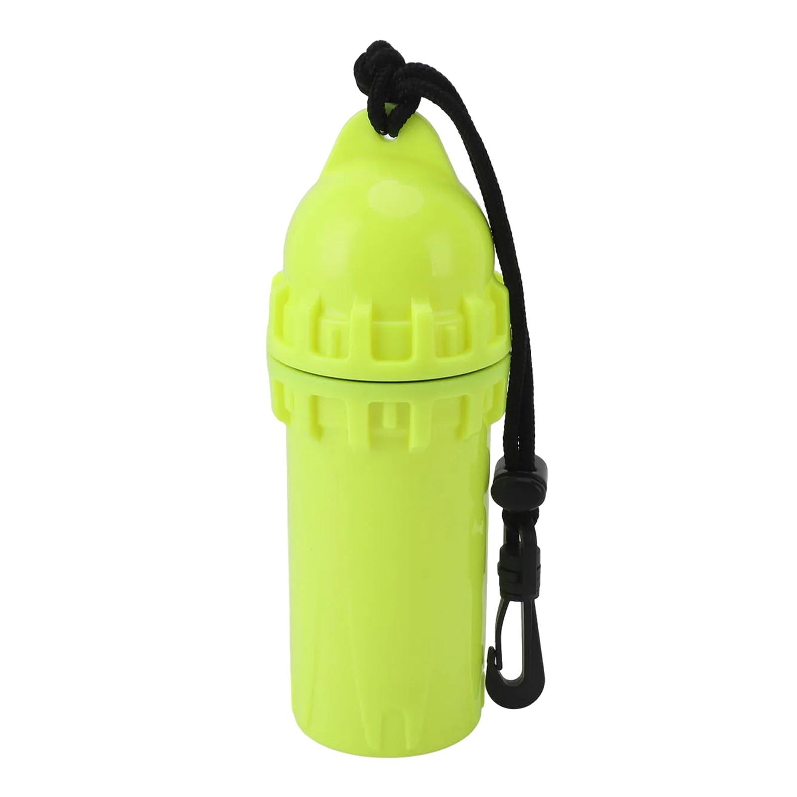 

Водонепроницаемый цилиндрический сухой бокс с зажимом для дайвинга, сноркелинга, дайвинга, герметичный кейс для сухого хранения для надежной защиты зелёный