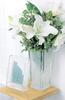 Toyo Sasaki Glass Flower Vase, Large, Garden Design, Approx. 13.5 X 29.9 X 13.5 Cm, Made In Japan, P-26417-1-JAN, Clear