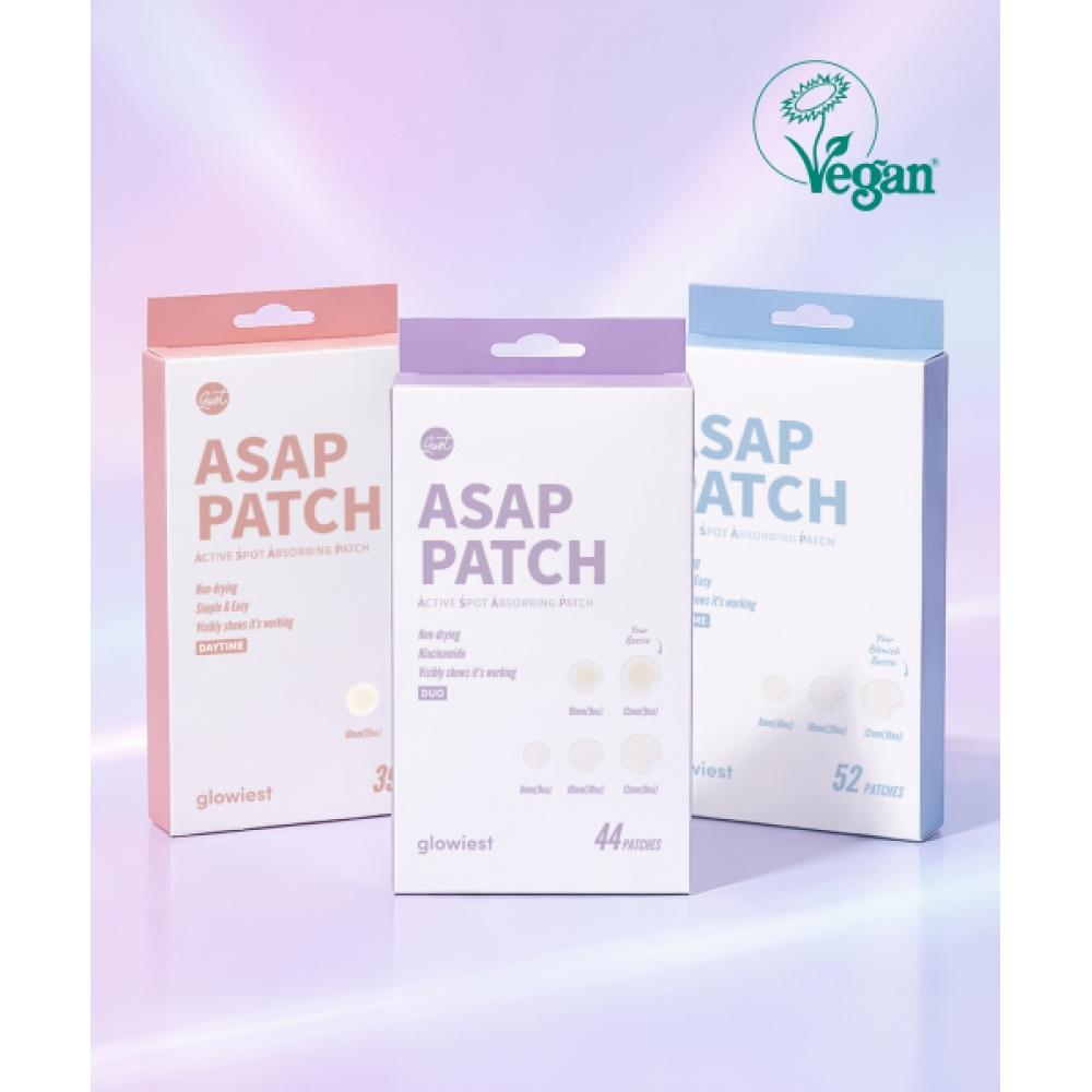 Glowiest [special Set] Asap Patch  Asap Patch  3 Piece Set  Daytime 39 Sheets + Bedtime 52 Sheets + Duo 44 Sheets NONE