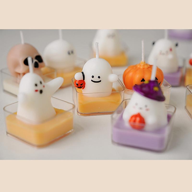 Halloween Artificial Creative Gift Ambience Aromatherapy Candles Handmade Simulated Pumpkin Ornament 8 Styles