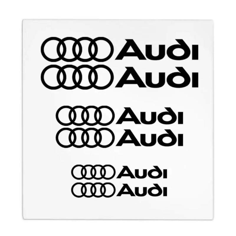 Car Brake Caliper Sticker Heat Resistant Decals Audi sport Sticker For Quattro For Audi S3 S4 S5 S6 S7 S8 RS3 RS4 RS5 RS6 RS7 RS