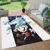 Cuphead Flannel Pattern Square Carpet,Area Rug,Carpet Rug for Living Room Bedroom Sofa Playroom Decor,Non-slip Floor Mat