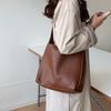 Damen Vielseitige Große Kapazität Eimer Tasche Dame Neuer Fauler Stil Weiche Tragetasche Damen Lässig Einfachheit Schulter Crossbody Tasche