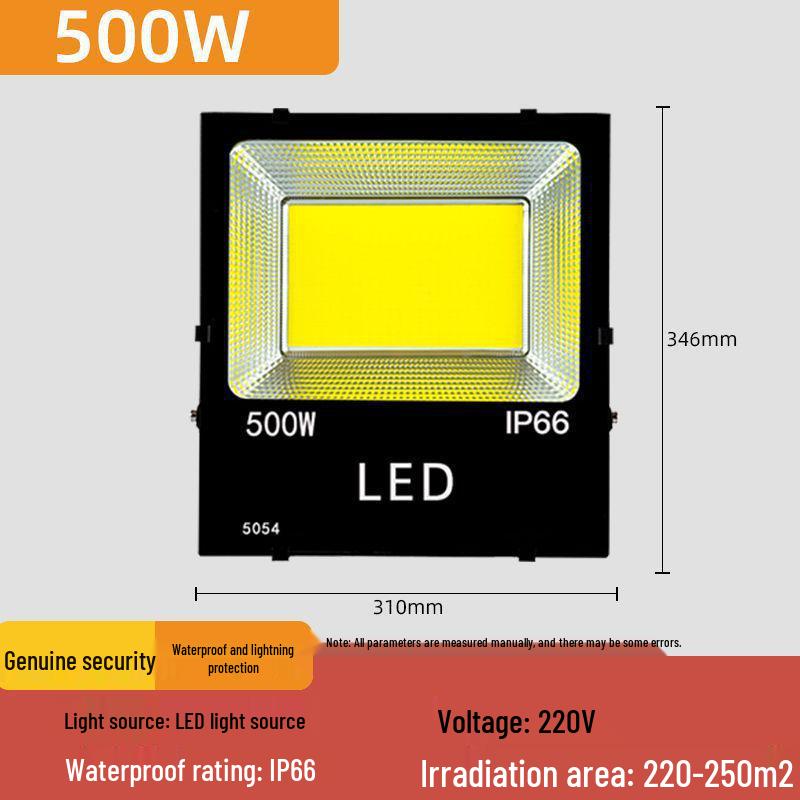 30W/50W Waterproof LED Floodlight: Warm Outdoor Spotlight for Courtyards & Advertising