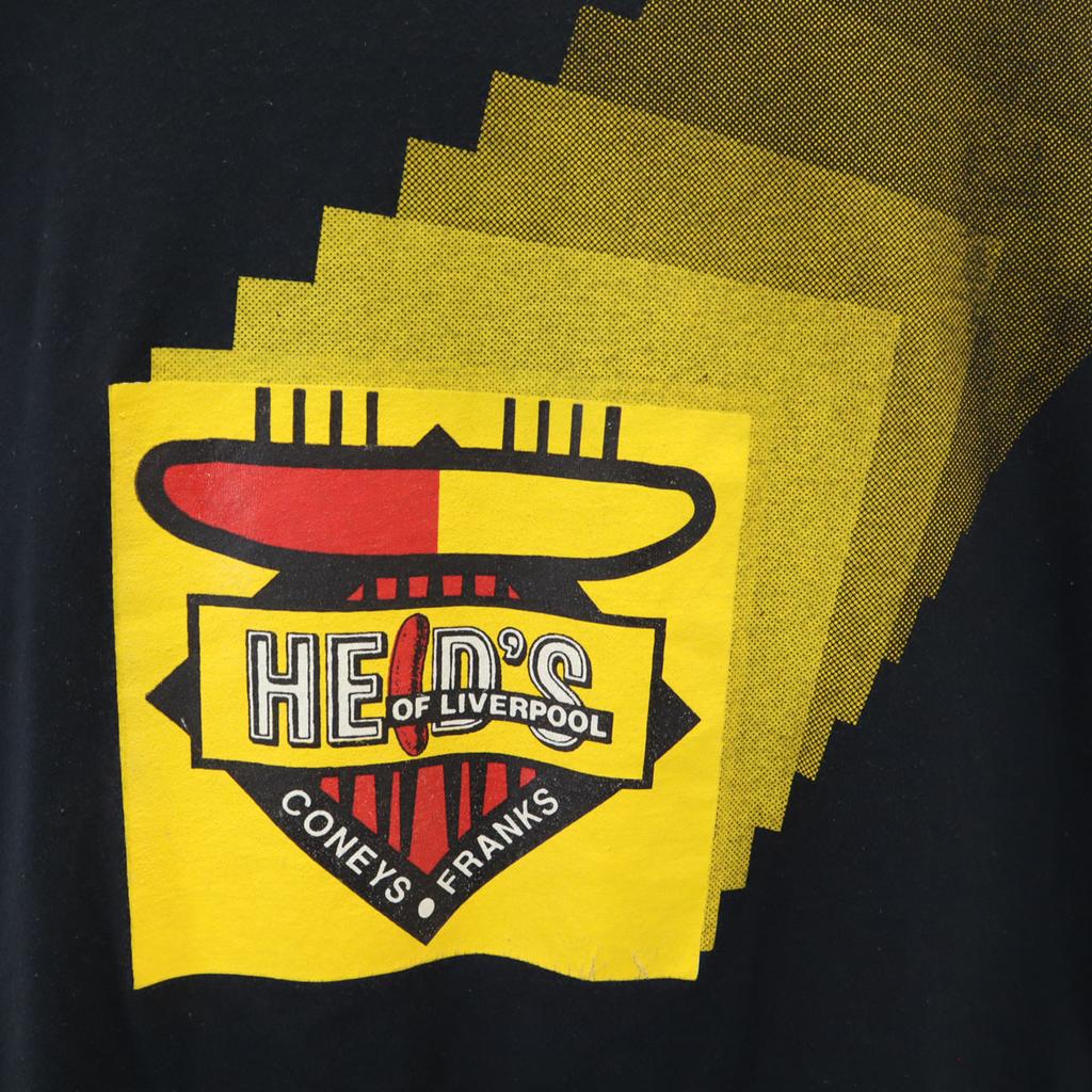 SCREEN STARS 90. léta Vyrobeno v USA Staré Tričko s krátkým rukávem L černé Pánské Použité