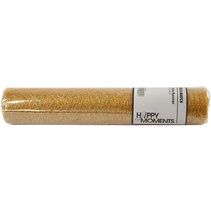 Chemin de table en tissu, une couleur. Réf 593019