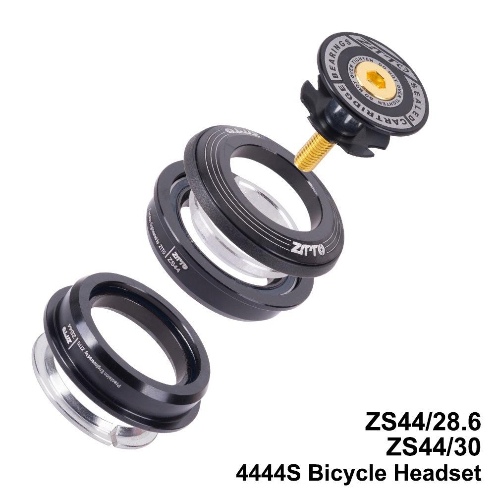 

MTB Road Bicycle CNC Headset 1 1/8 -1 1/2 Sealed Bearing 1.5Tapered 28.6 Straight Tube Bike Fork Internal Steering Bearing