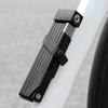 Bike Lock Portable Folding Lock With Stainless Steel Rivets For Ebike And Motorcycle Safety