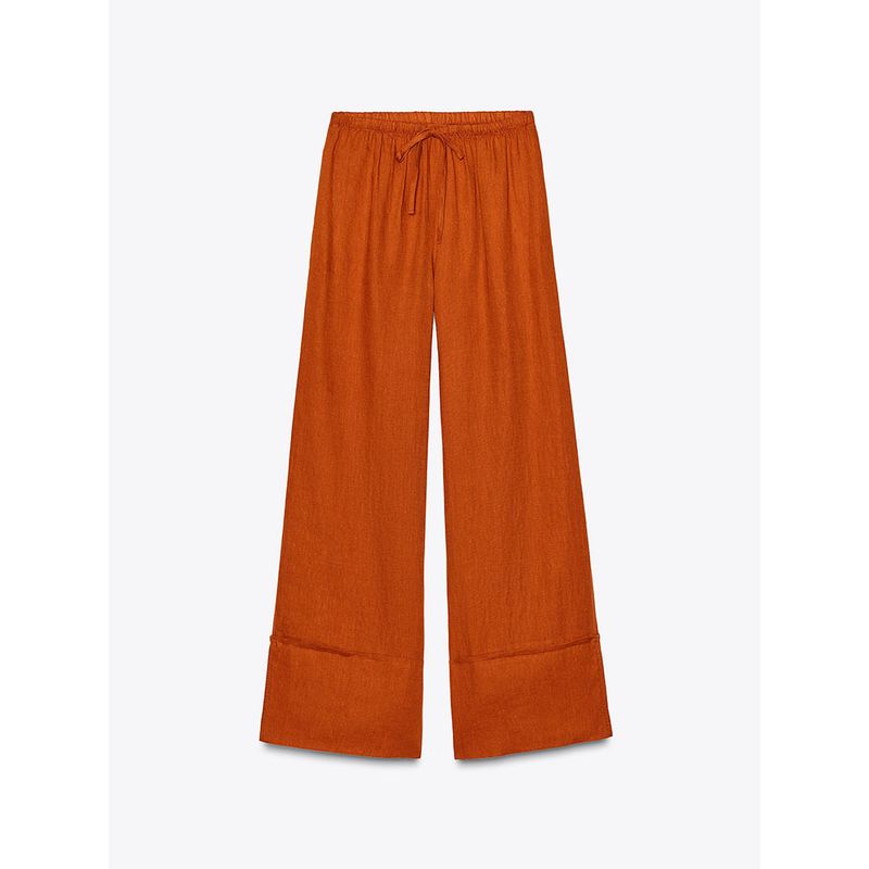 Za2025 Spring New Women clothes Long sleeve Lapel Shirts 4786090 250 Casual Pants 4786091 250