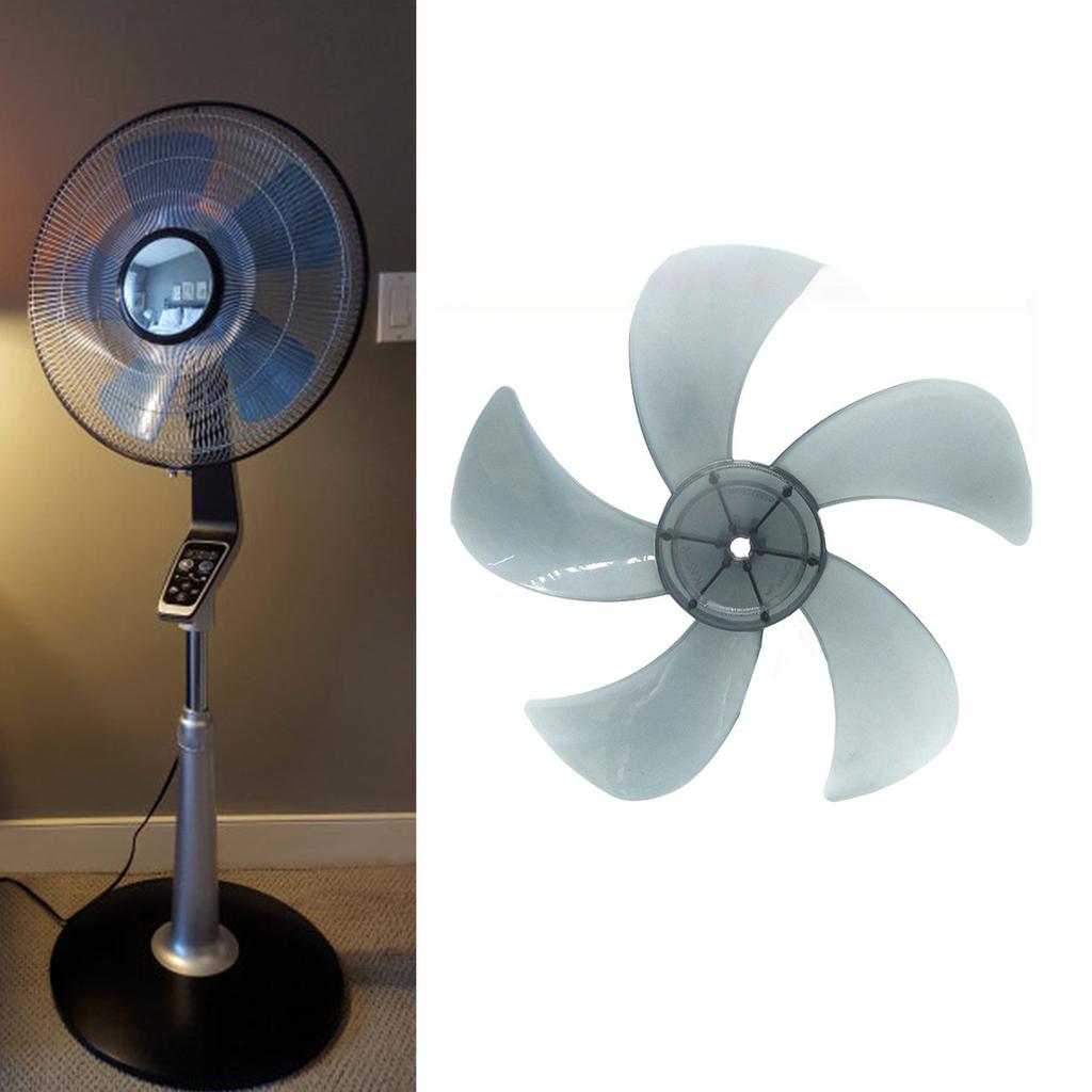 High Efficiency Replacement Fan Blade Plastic Texture Quiet Operation Desk Fan Leaf for Vertical Floor Desk Fans