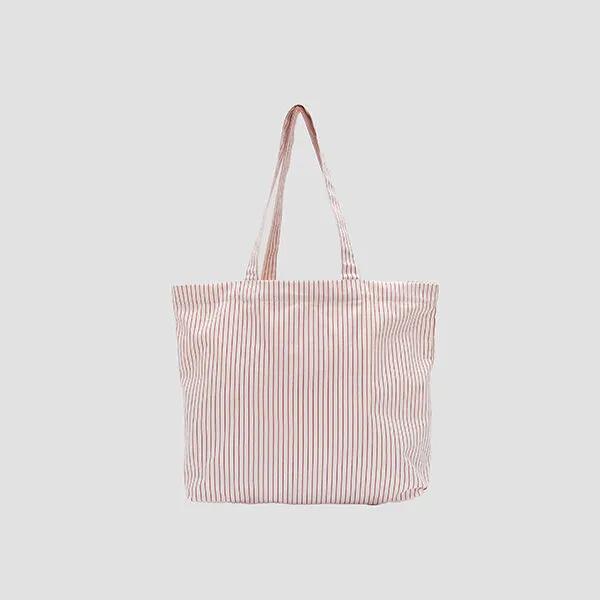 MAISON DE ROLA STRIPE BAG RED
