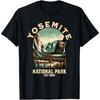 Retro Yosemite National Park USA Vintage Hiking T-Shirt(1)